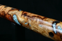 Makamong Burl Native American Flute, Minor, Mid F#-4, #E33J